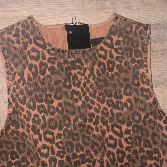 Denim X Alexander Wang - Leopard Dress - Size 8 - in PERFECT condition - Picture 2 of 5
